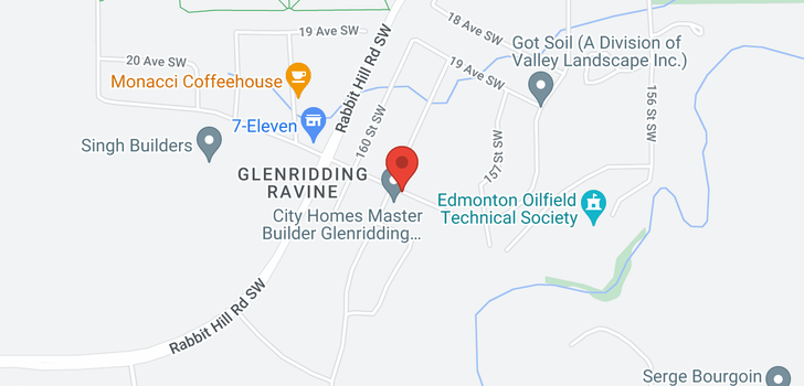 map of 595 Glenridding Ravine Road SW SW